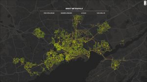 Cartographie du patrimoine d'éclairage de Brest Métropole